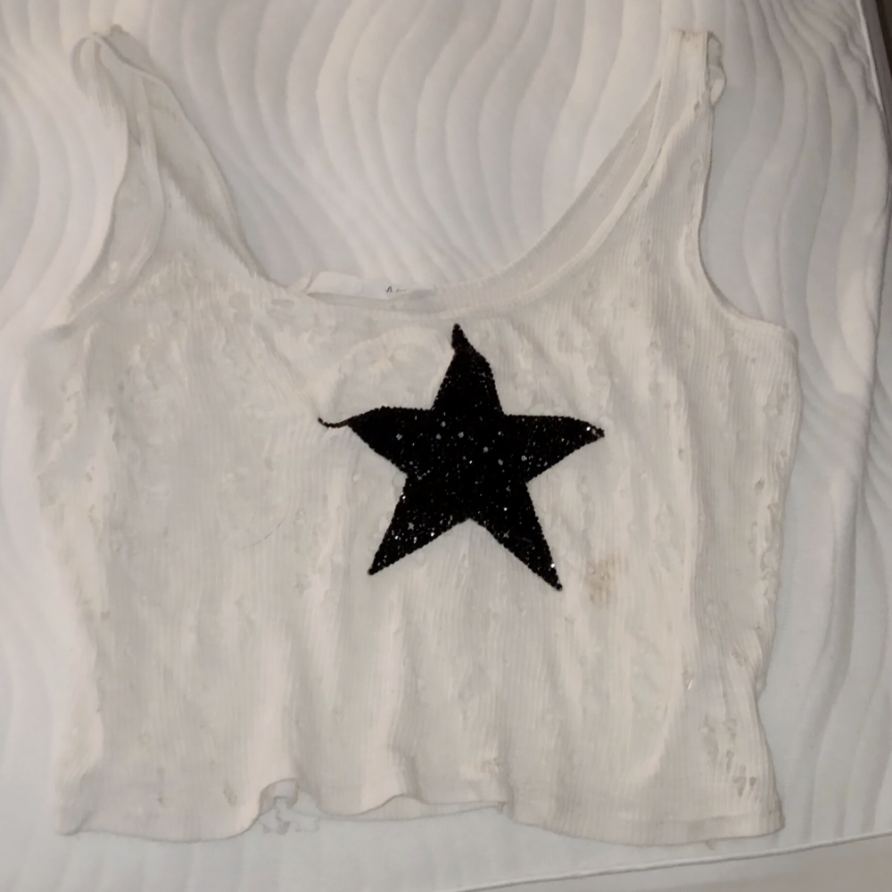 Emma & Sam star 🌟 patch wife beater